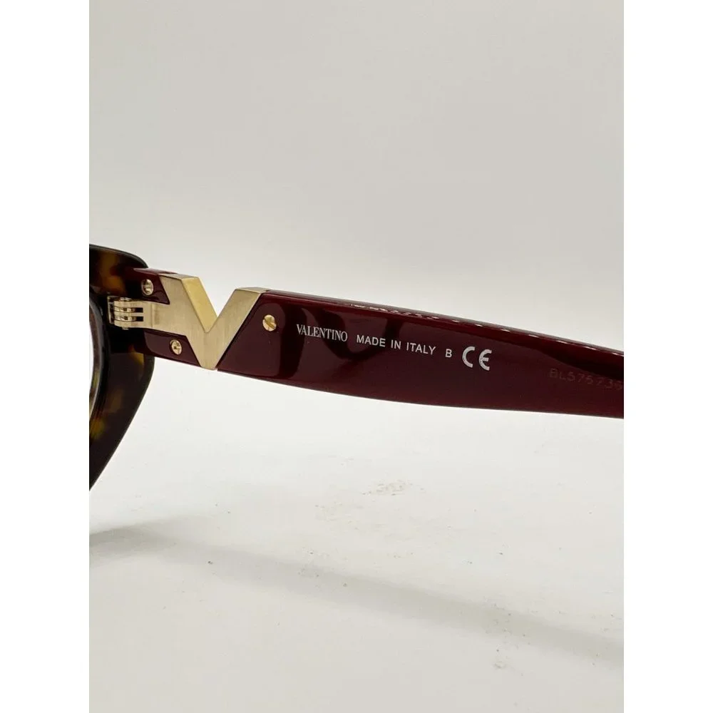 Valentino Women's Eyeglasses VA3037 5002 Full Rim Cat Eye Rockstud Havana 54mm P - Picture 12 of 14